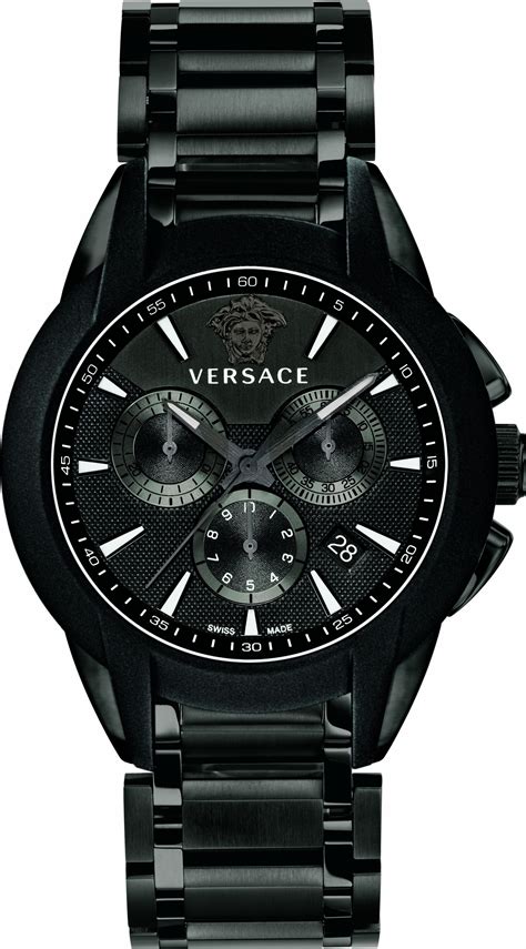 versace watch black